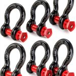 Bekith Carbon Steel D Ring Shackles for ATV UTV Trucks-0