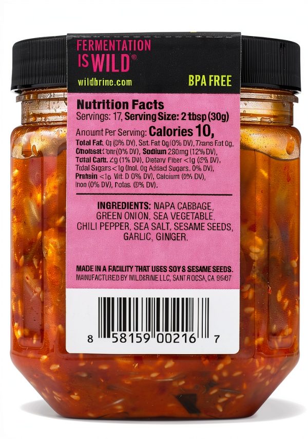 Wildbrine Vegetable Relish 18oz Fermented Jar-1