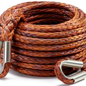 Kolvoii 3/8 Inch x 50 Feet Winch Rope-0
