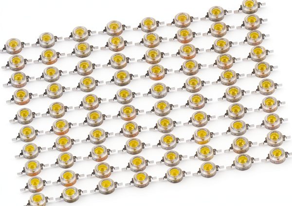 KIMISS 3W SMD LED Beads DIY Lighting Warm White Pure White-0