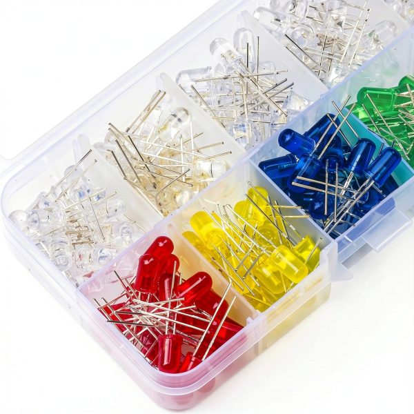 yoeruyo 5mm LED Diode Lights Assorted Kit DIY Electronics-5
