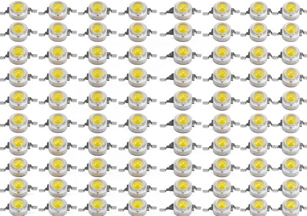 GLOGLOW SMD LED Beads 3W High Power Warm White White Light-0