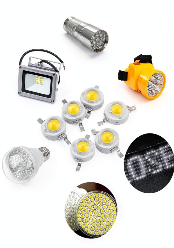 KIMISS 3W SMD LED Beads DIY Lighting Warm White Pure White-8
