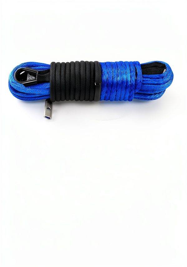 AXSIPEIX Winch Rope Kit Blue 1/4x50ft-1