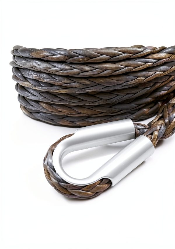 Kolvoii 3/8 Inch x 50 Feet Winch Rope-4