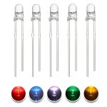 YUNKE DIANZI 3mm 5mm LED Lights 100 Pcs Colors-0