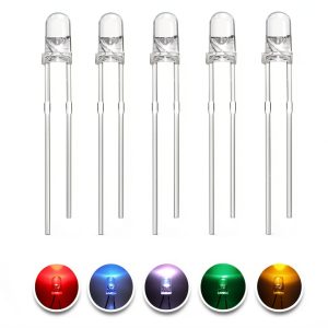 YUNKE DIANZI 3mm 5mm LED Lights 100 Pcs Colors-0