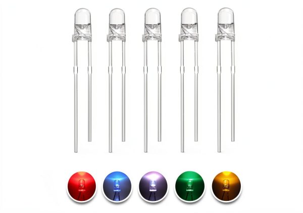 YUNKE DIANZI 3mm 5mm LED Lights 100 Pcs Colors-0