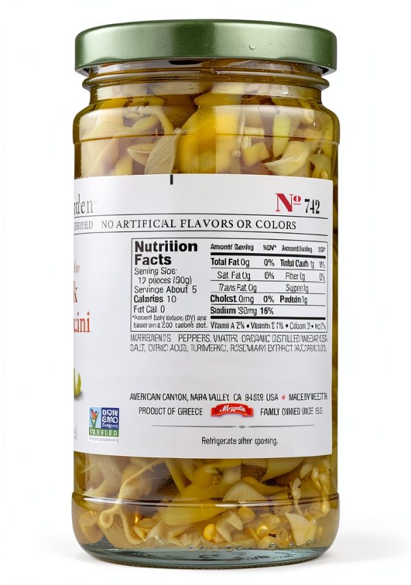 JEFF'S NATURALS Sliced Golden Greek Peperoncini-1