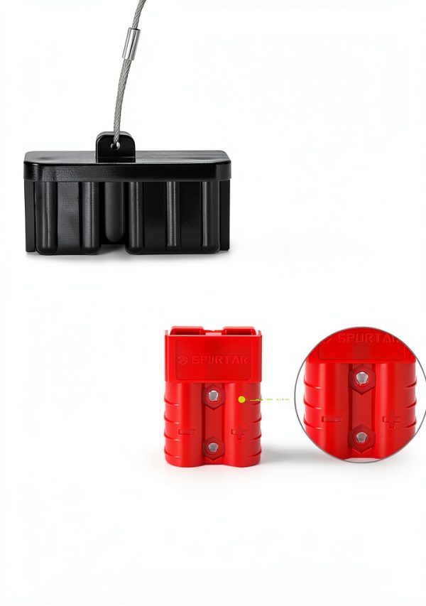Battery Quick Connect Spurtar 50A Connector Red-3