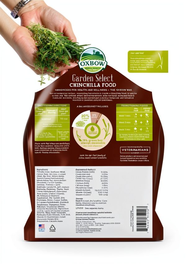 Oxbow Garden Select Chinchilla Food 3lb Non-GMO Pellets-1