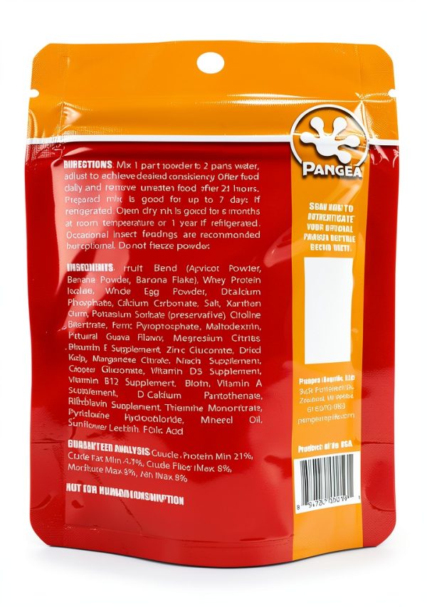 Pangea Fruit Mix Apricot Crested Gecko Food 2 oz Natural Fruit Blend-1