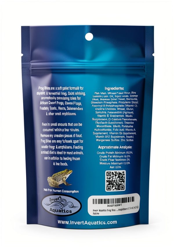 Frog Bites Moist Pellet Diet 1.5 oz – Invert Aquatics Quick Sinking-2