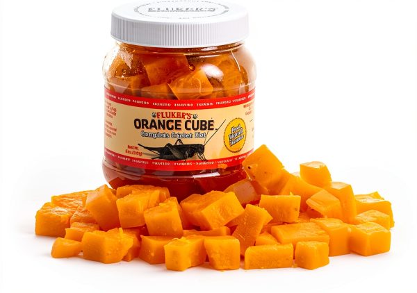 Fluker's Orange Cube Complete Cricket Diet Gut Load Food 6 oz-0