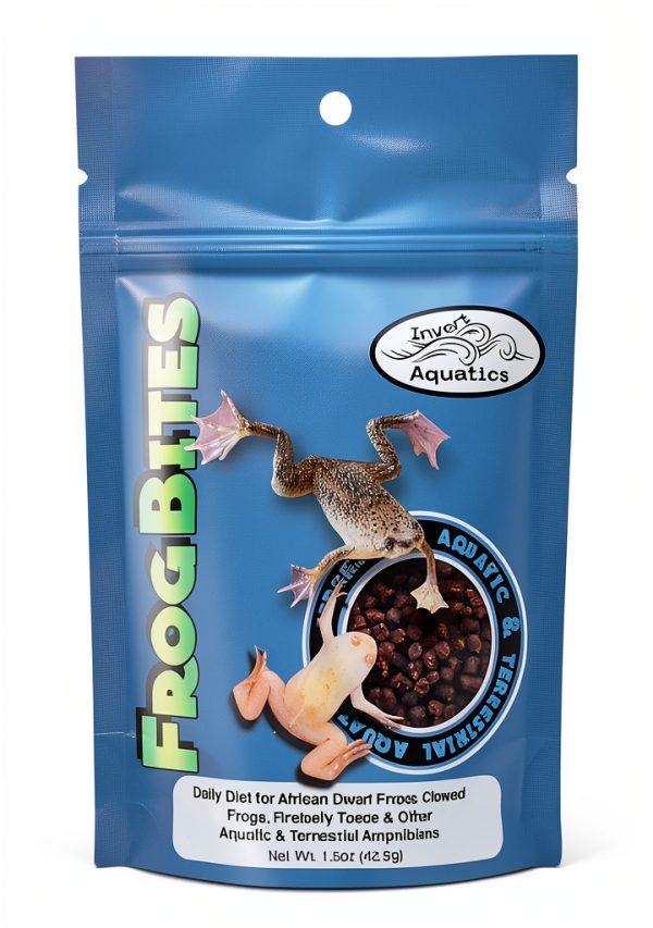 Frog Bites Moist Pellet Diet 1.5 oz – Invert Aquatics Quick Sinking-0