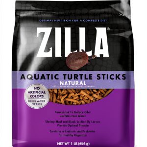 Zilla Turtle Sticks Floating Food with Vitamins 1 lb-0