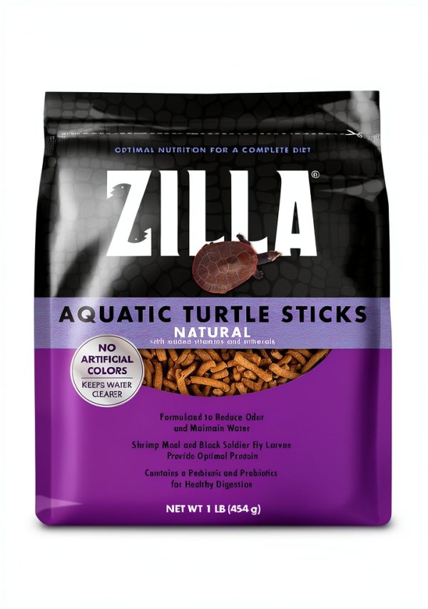 Zilla Turtle Sticks Floating Food with Vitamins 1 lb-0
