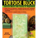 Zoo Med Tortoise Cacium Banquet Block Cactus Vegetables Calcium Treat-0
