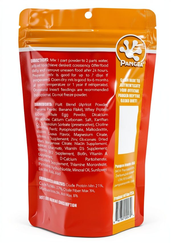 Pangea Fruit Mix Apricot Crested Gecko Food 1/2 lb Complete Diet-1