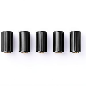 5 PCS Universal Control Knobs 10x14mm with Brass Insert for 4mm Shafts-0