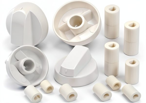 Seentech 4-Pack Universal Control Knobs with 12 Adapters White-0