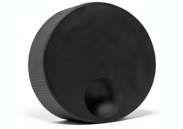 Hapivida Aluminum Volume Knob for Guitar Amps, Black Solid Control-5