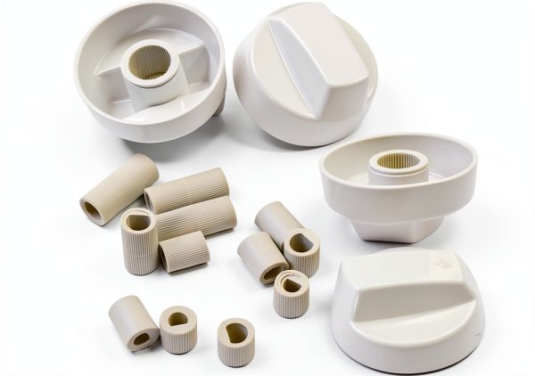 Seentech 4-Pack Universal Control Knobs with 12 Adapters White-4